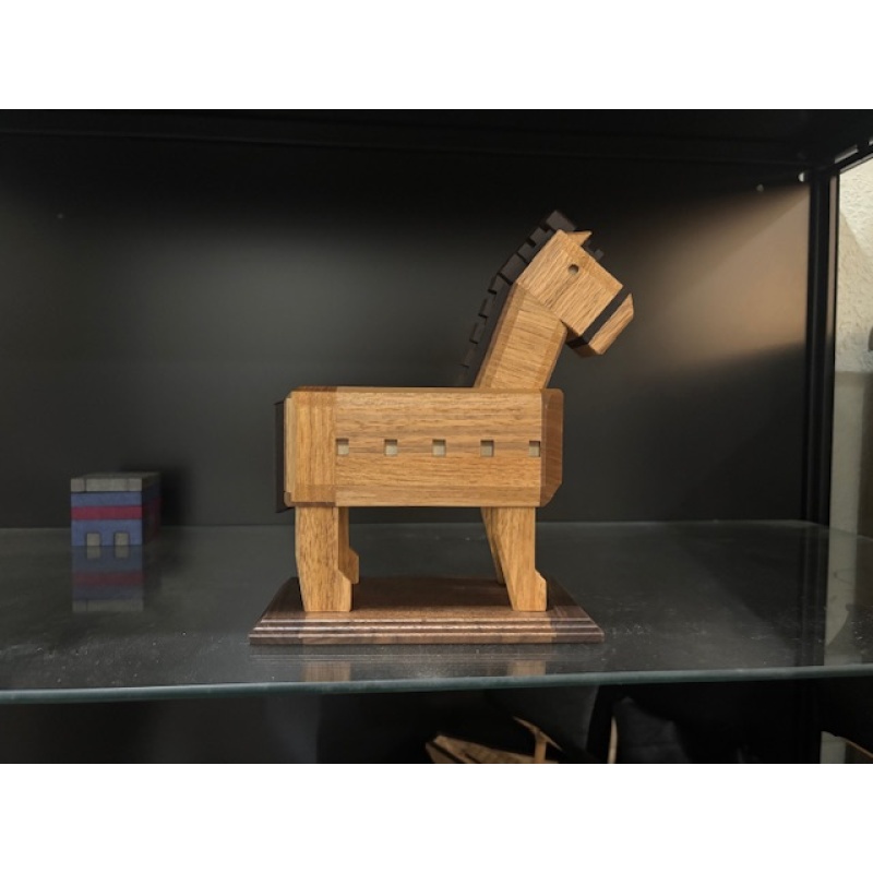 Horse with a warrior