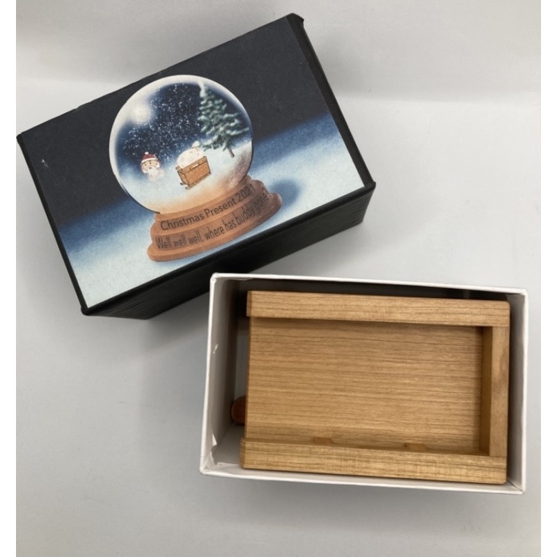 Well, well well. Where has buddy gone?! Japanese Secret Puzzle Box by Yasuaki Kikuchi (Karakuri)