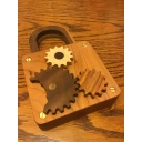 Wagon Trail Lock by Pioneer Puzzles