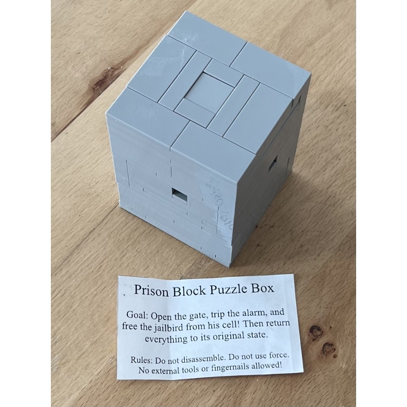 Prison Block lego Puzzle Box by Josiah (Josh Reynolds)