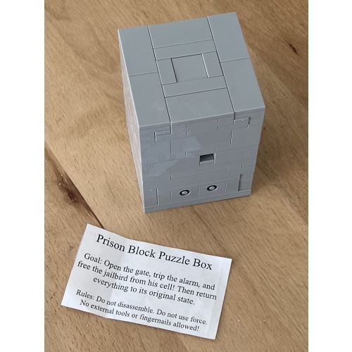 Prison Block lego Puzzle Box by Josiah (Josh Reynolds)