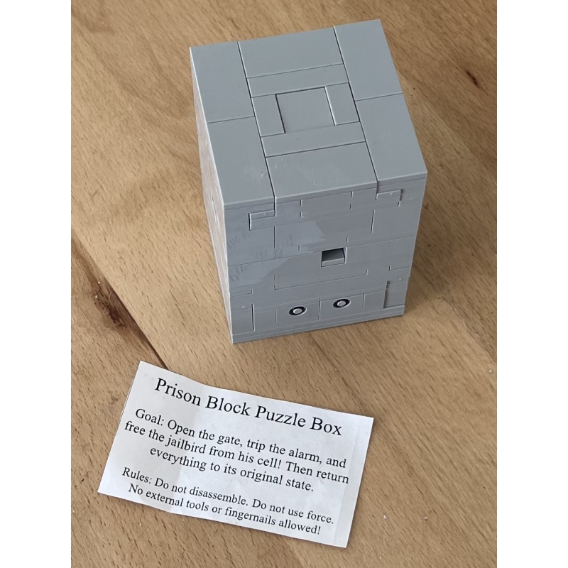Prison Block lego Puzzle Box by Josiah (Josh Reynolds)