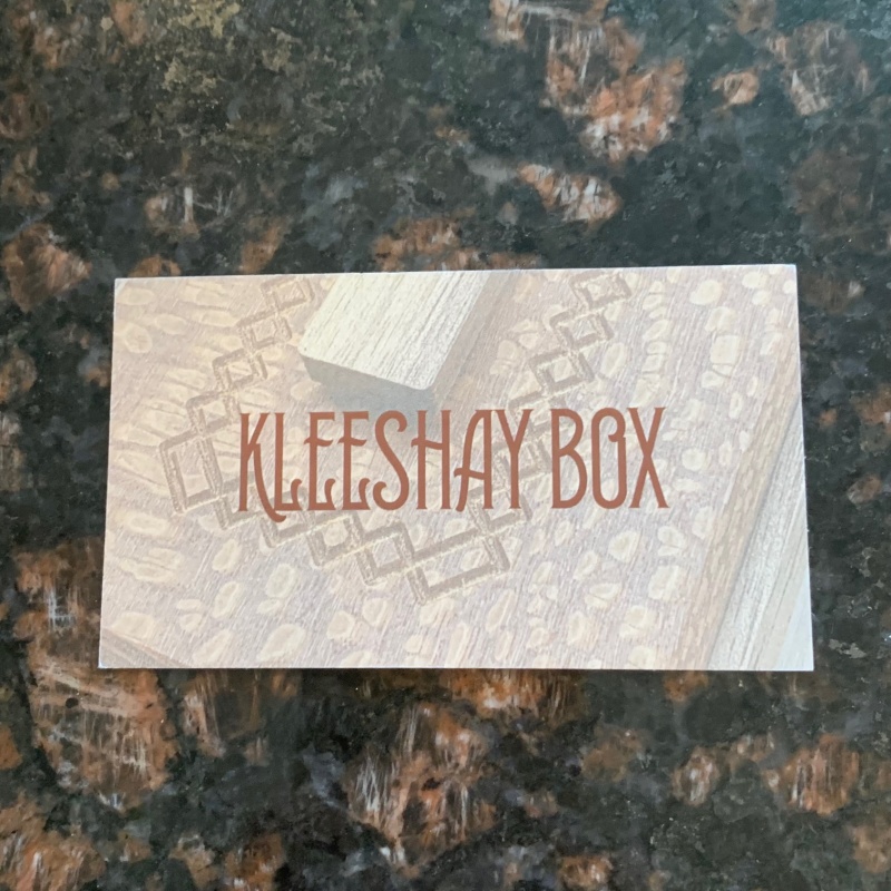 Kleeshay Box - DEDwood Crafts