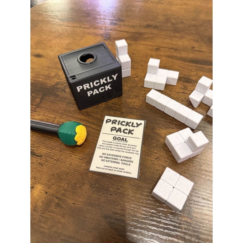 Prickly Pack - A Sequential Discovery Packing Puzzle