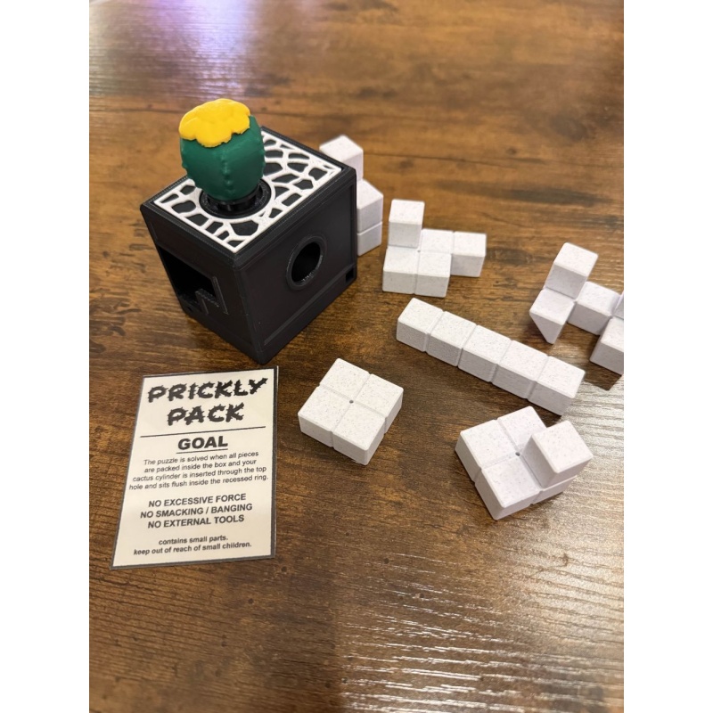 Prickly Pack - A Sequential Discovery Packing Puzzle