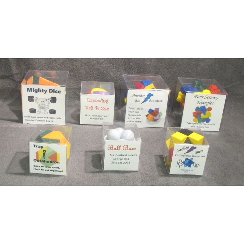 7 great puzzles by George Bell (PolyPuzzles)