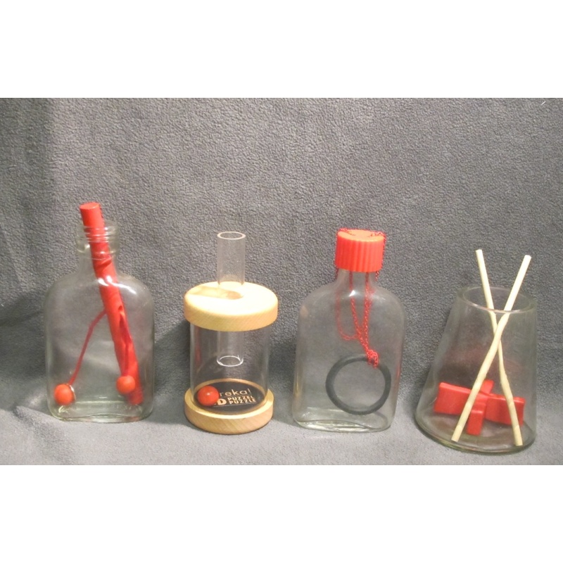 Four bottle puzzles
