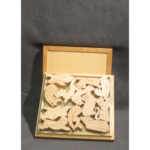 packing puzzle - animals - double challenge