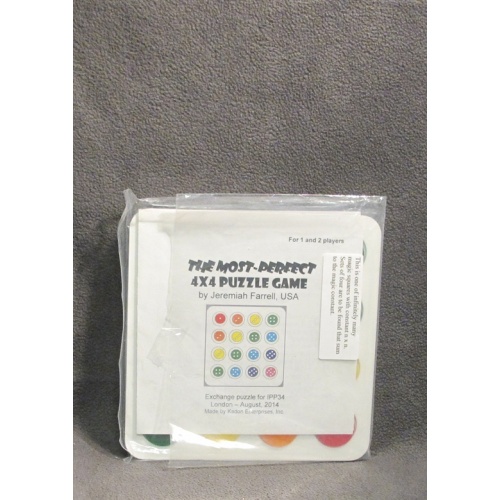 the most perfect 4x4 puzzle game - jeremiah Farrell (Kadon enterprises)