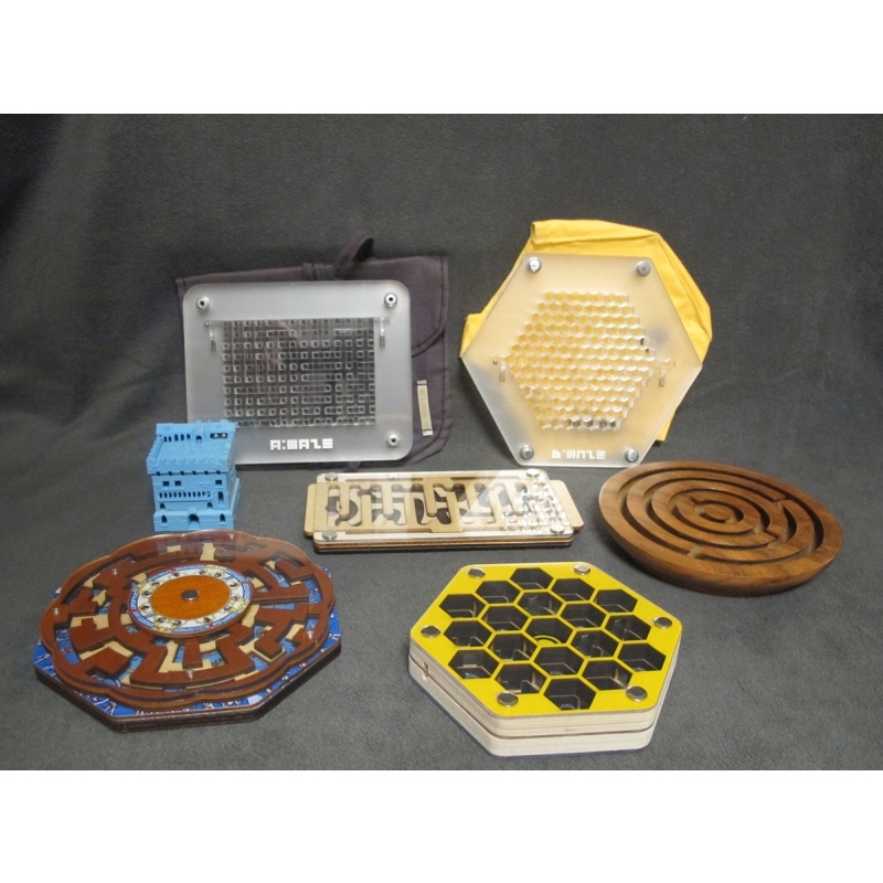 7 route finding maze puzzles!