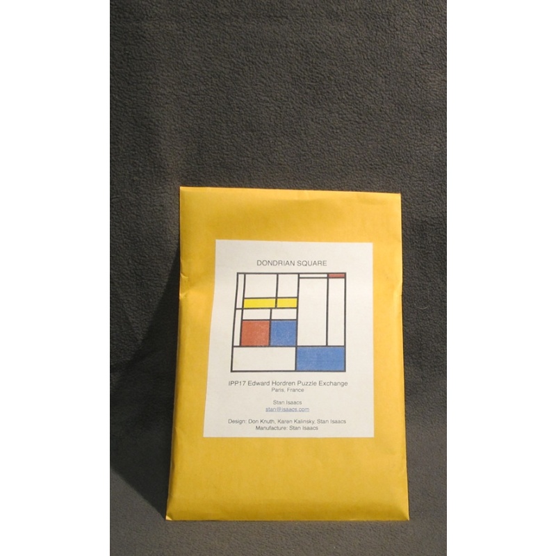 Dondrian square by Don Knuth, Stan Isaacs and Karen Kalinsky (IPP37)