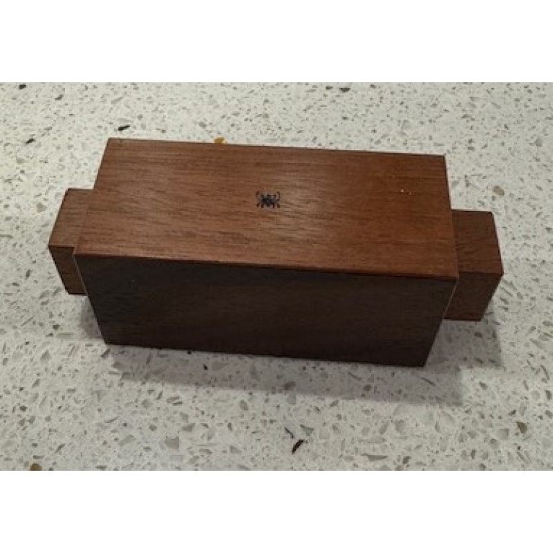 Spider Secret Puzzle box designed by Perry McDaniel and Norman Sandfield 
