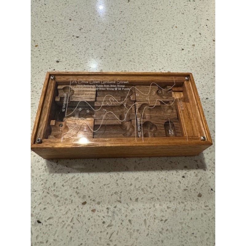 A Drive Down Lombard Street by Brian Young (Mr. Puzzle)