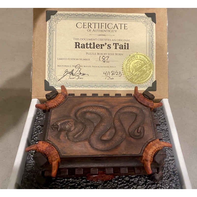 Jesse Born Rattler’s Tail #187/300 — Mint, Never Solved