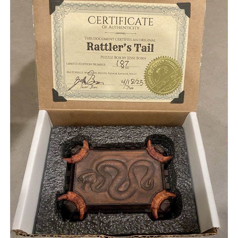 Jesse Born Rattler’s Tail #187/300 — Mint, Never Solved