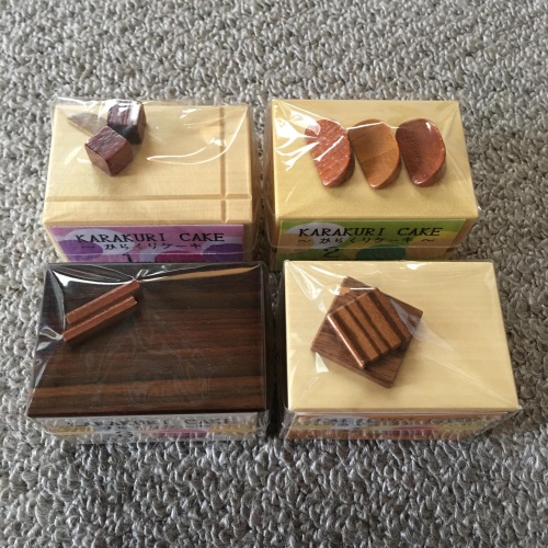 BRAND NEW! 4 set of KARAKURI Cake Karakuri Creation Group