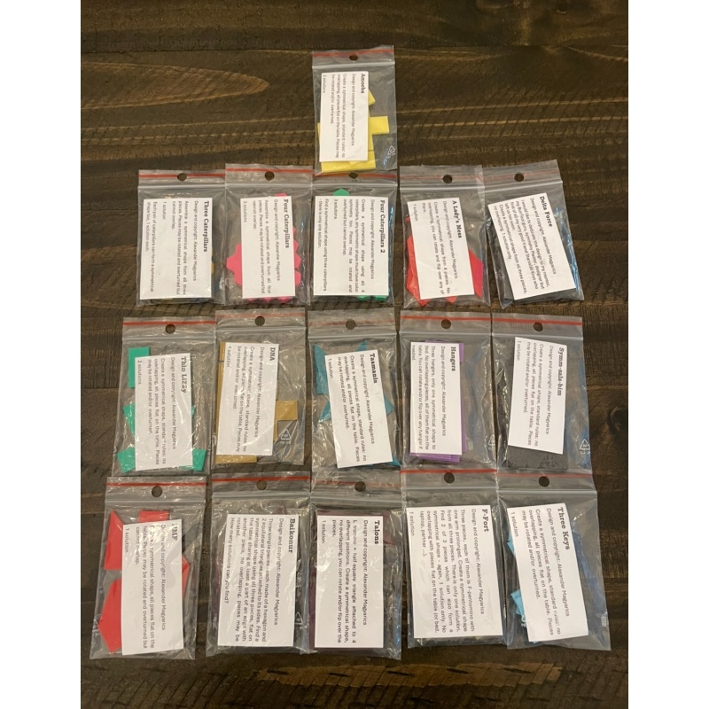 Symmetry Puzzle Bundle of 16