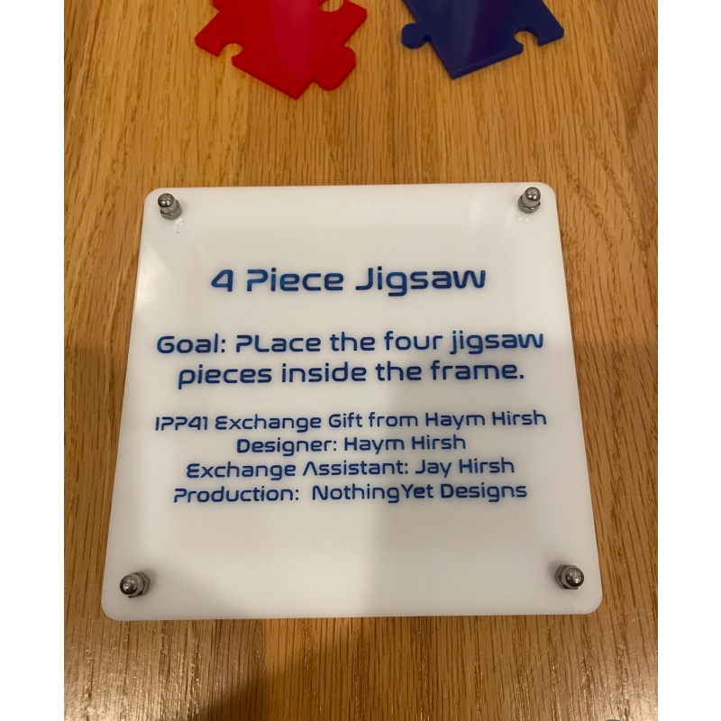 4 Piece Jigsaw by Haym Hirsh