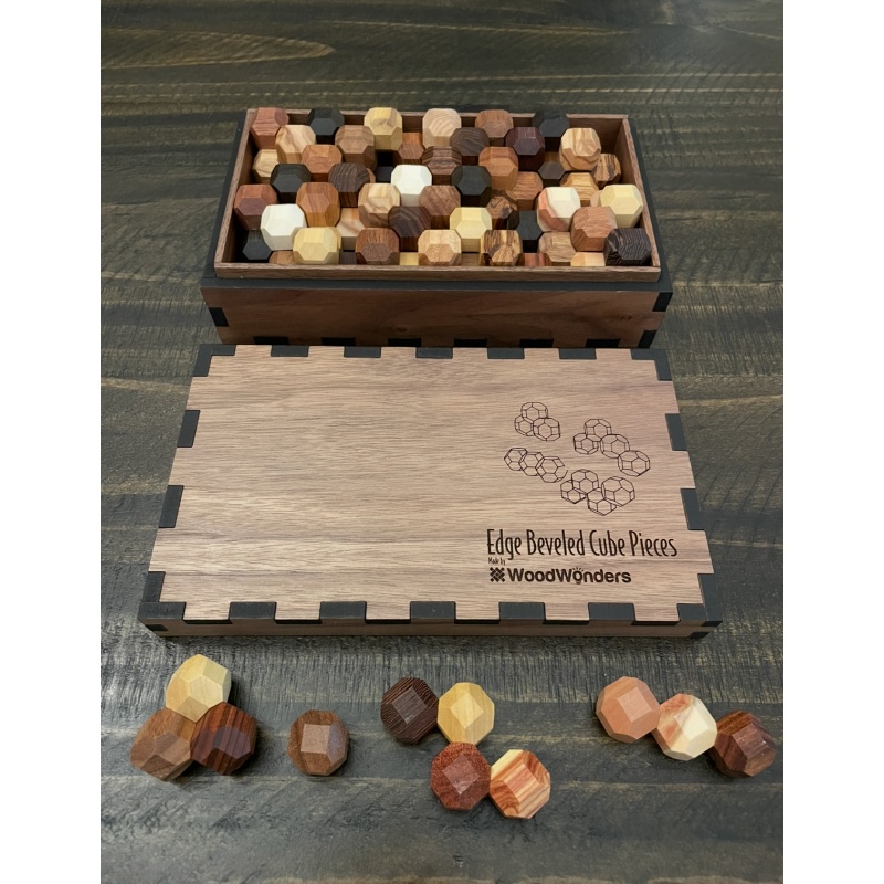 Edge Beveled Cube Pieces