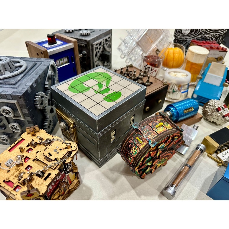 Mechanical Puzzle Collection – 28 Puzzles – Wil Strijbos, Felix Ure, Two Brass Monkeys, Juno, Toyo Glass, MW Puzzles & More