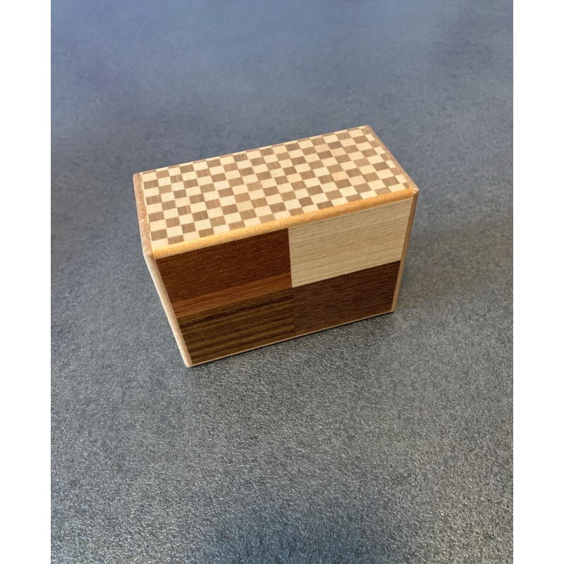 4-Compartment Box (4-wood design) by Hiroyuki Oka