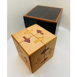 Jigsaw Cube 2 - Arrow - KW-33-6 by Hideaki Kawashima