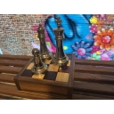 Lot (4): Devils Chessboard by Wil Strijbos + 3 Hanayama Chess Pieces