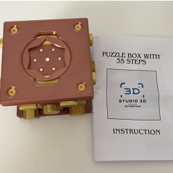 PUZZLE BOX WITH 35 STEPS - STUDIO 3D