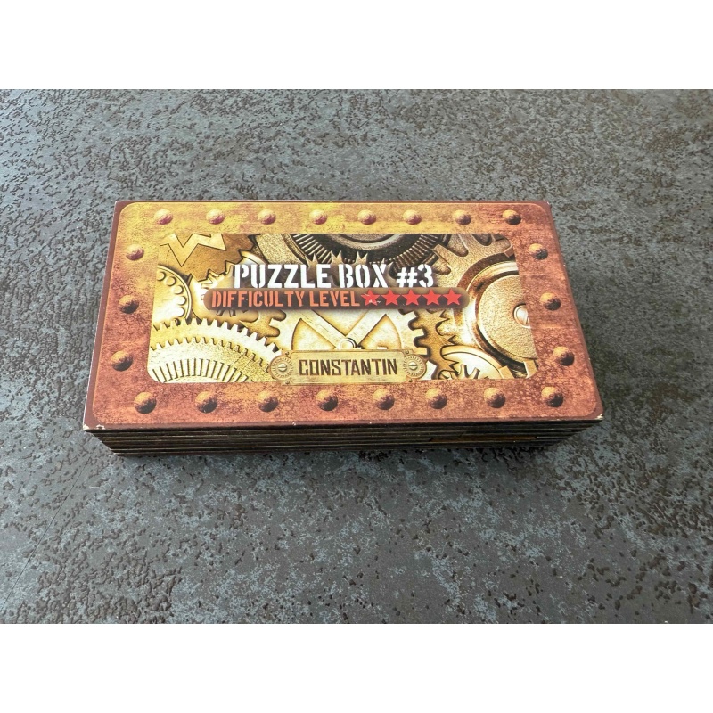 Lot of 3 Puzzle Boxes #1 + #2 + #3 - Jean Claude Constantin