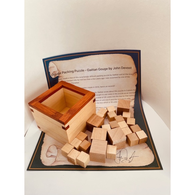 Gouge Packing Puzzle - Gaétan Gouge by John Devost