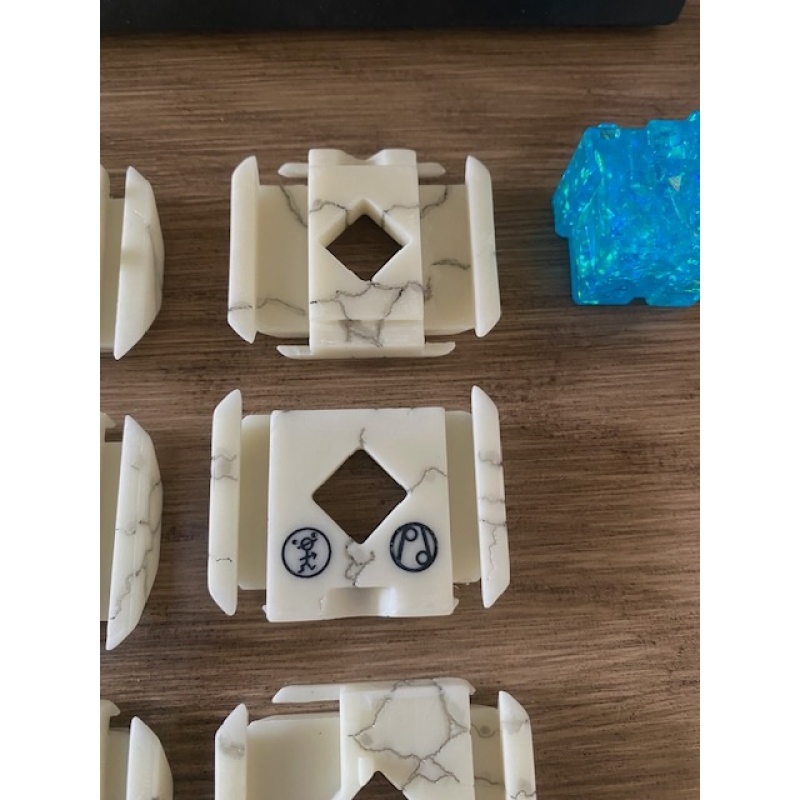 Stickman Golem Heart Puzzle ( Howlite Edition)