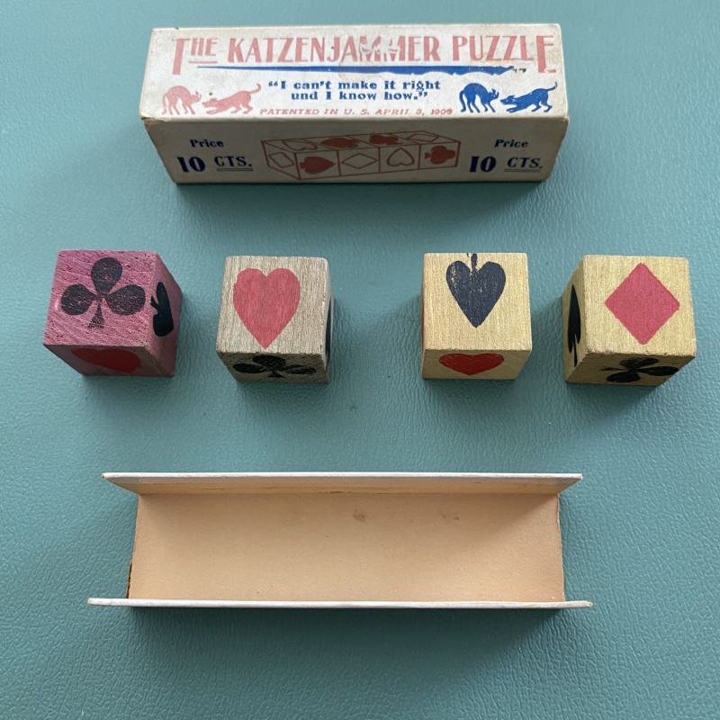 125+ YEAR OLD Seminal Puzzle, the first ever "Instant Insanity" Puzzle!