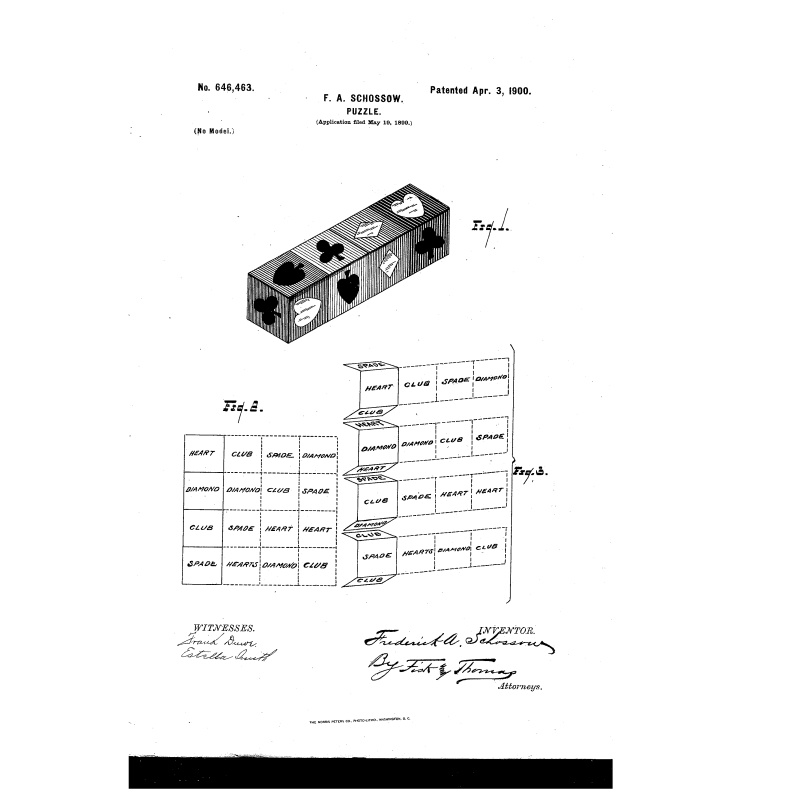 125+ YEAR OLD Seminal Puzzle, the first ever "Instant Insanity" Puzzle!