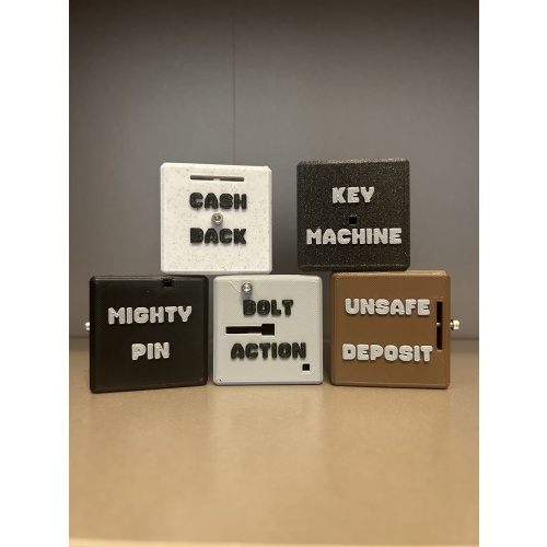 (Unsafe Deposit / Bolt Action / Mighty Pin / Cash Back / Key Machine) - Kinetic Crafts SD Lot