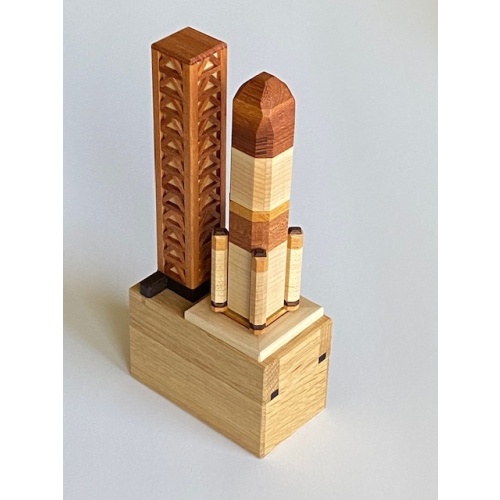 Lift Off! Puzzle Box by Shou Sugimoto (Karakuri)