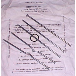 Harry's Nails, IPP21 (2001) Exchange Puzzle by Harry Nelson and Rick Irby