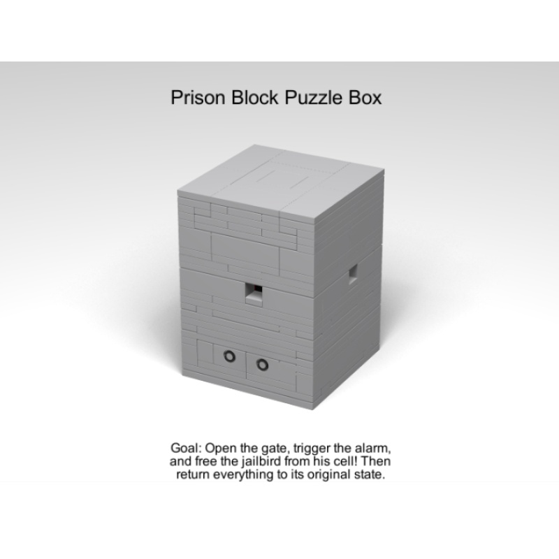 Prison Block Puzzle Box