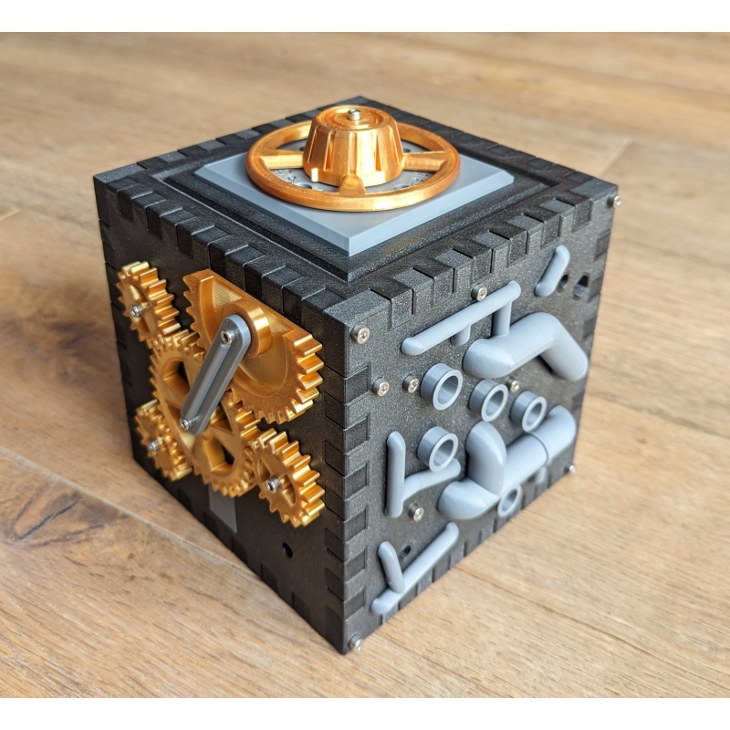Steam Turbine Puzzle Box  -  based on an original design by flarPuzzles