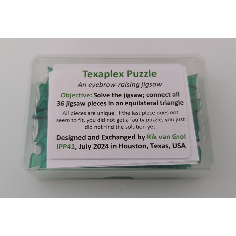 Texaplex Puzzle (Rik van Grol) - IPP 41 exchange