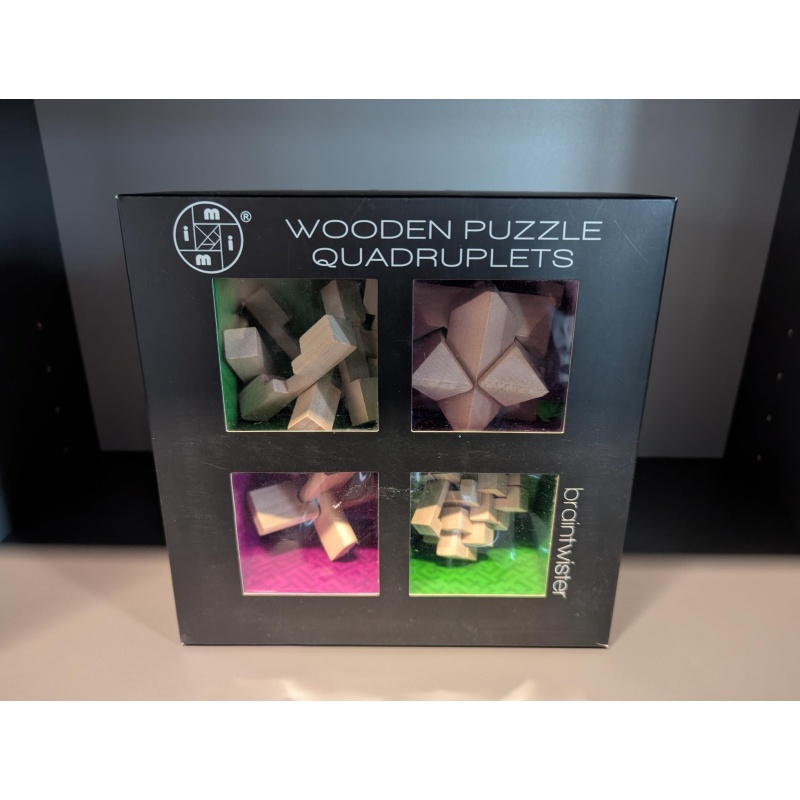 Wooden Puzzle Quadruplets