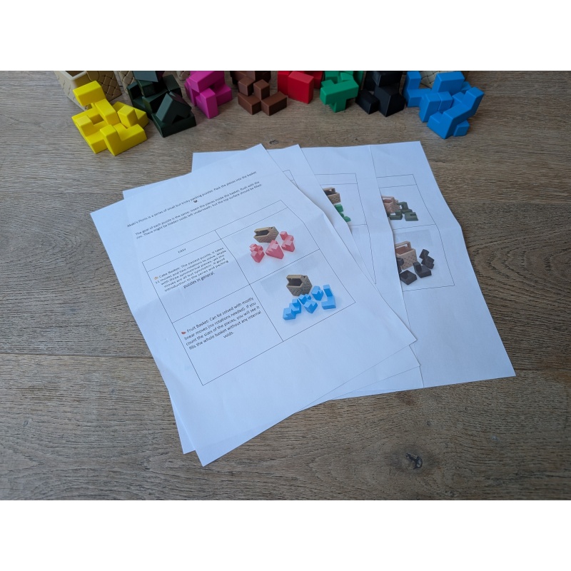 set of 8 Akaki's Picnic series