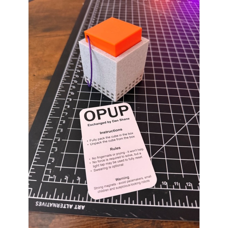 One Piece Unpacking Puzzle (OPUP) exchanged by Dan Shane (IPP42)