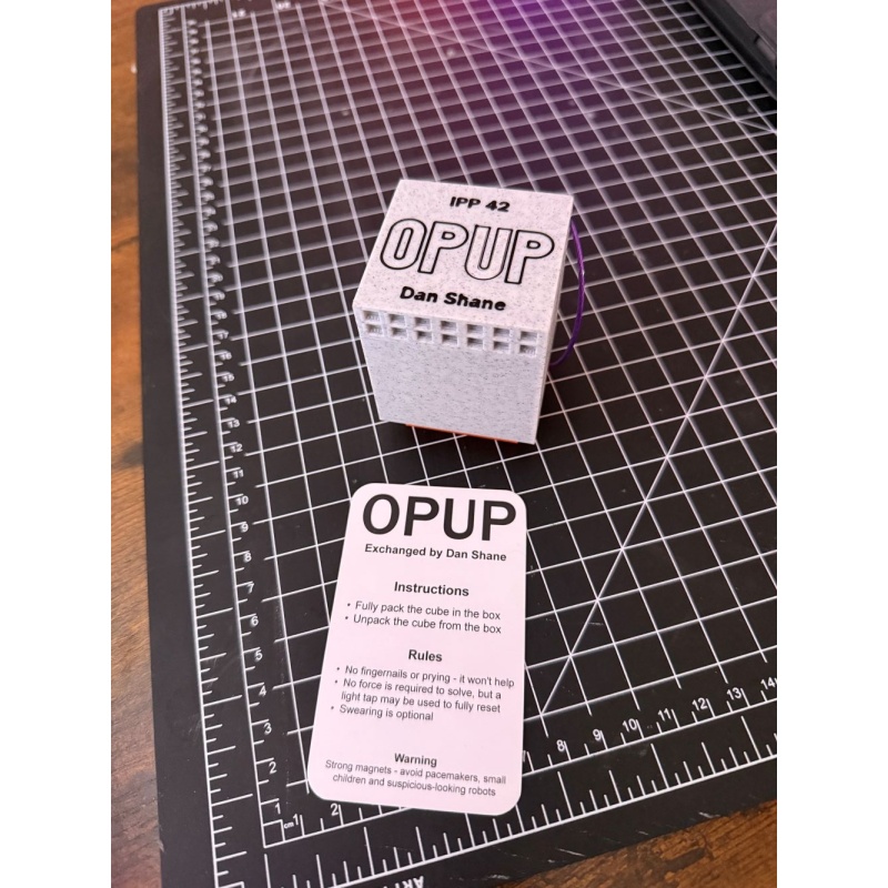 One Piece Unpacking Puzzle (OPUP) exchanged by Dan Shane (IPP42)