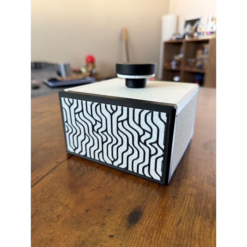 Coast-in Case - Sequential Discovery Puzzle Box - Marble & Black Deluxe