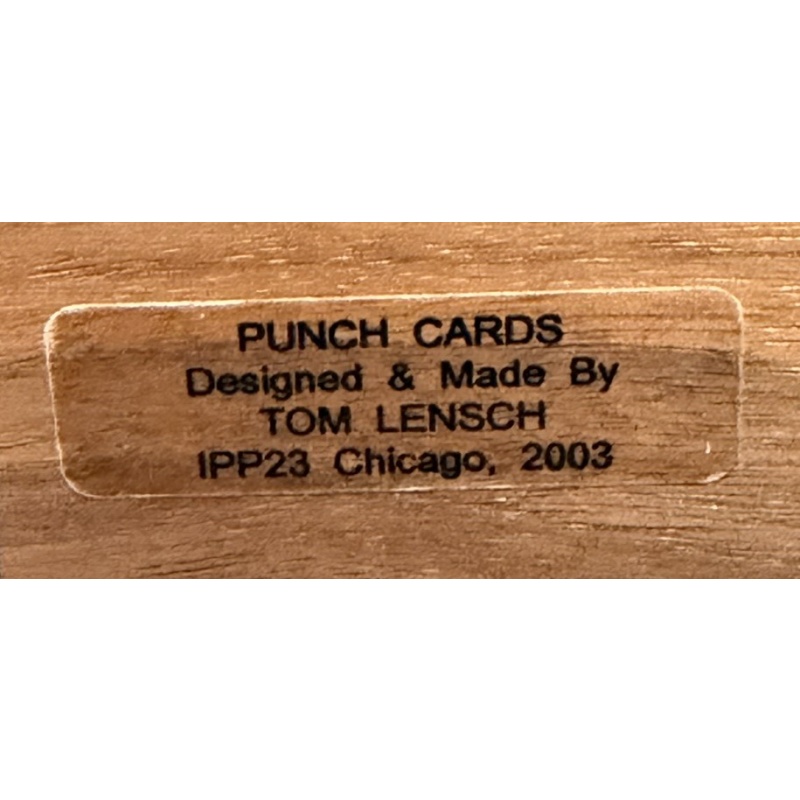 Punch Cards by Tom Lensch
