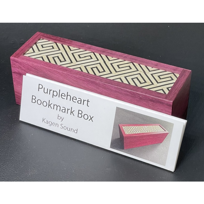 Purpleheart Bookmark Box by Kagen Sound (#64 of 100)