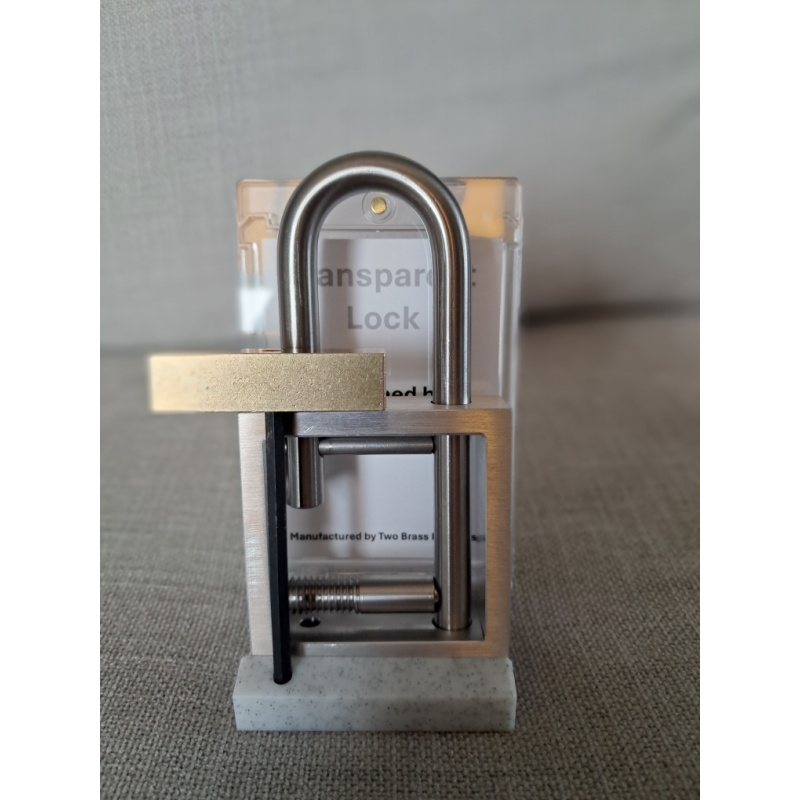 Transparent Lock by Twobrassmonkeys