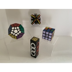 TWISTY PUZZLE LOT - Rubiks Orbit Puzzle, Rubiks Cube, Link Puzzler, The Megaminx