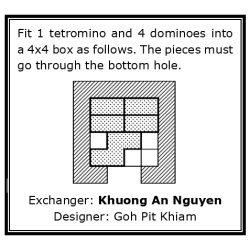 Block Z (Goh Pit Khiam) - IPP 39 exchange puzzle (FREE shipping)