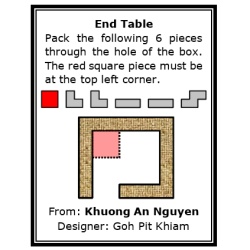 End Table (Goh Pit Khiam) - IPP 41 - Marble edition (Free shipping)